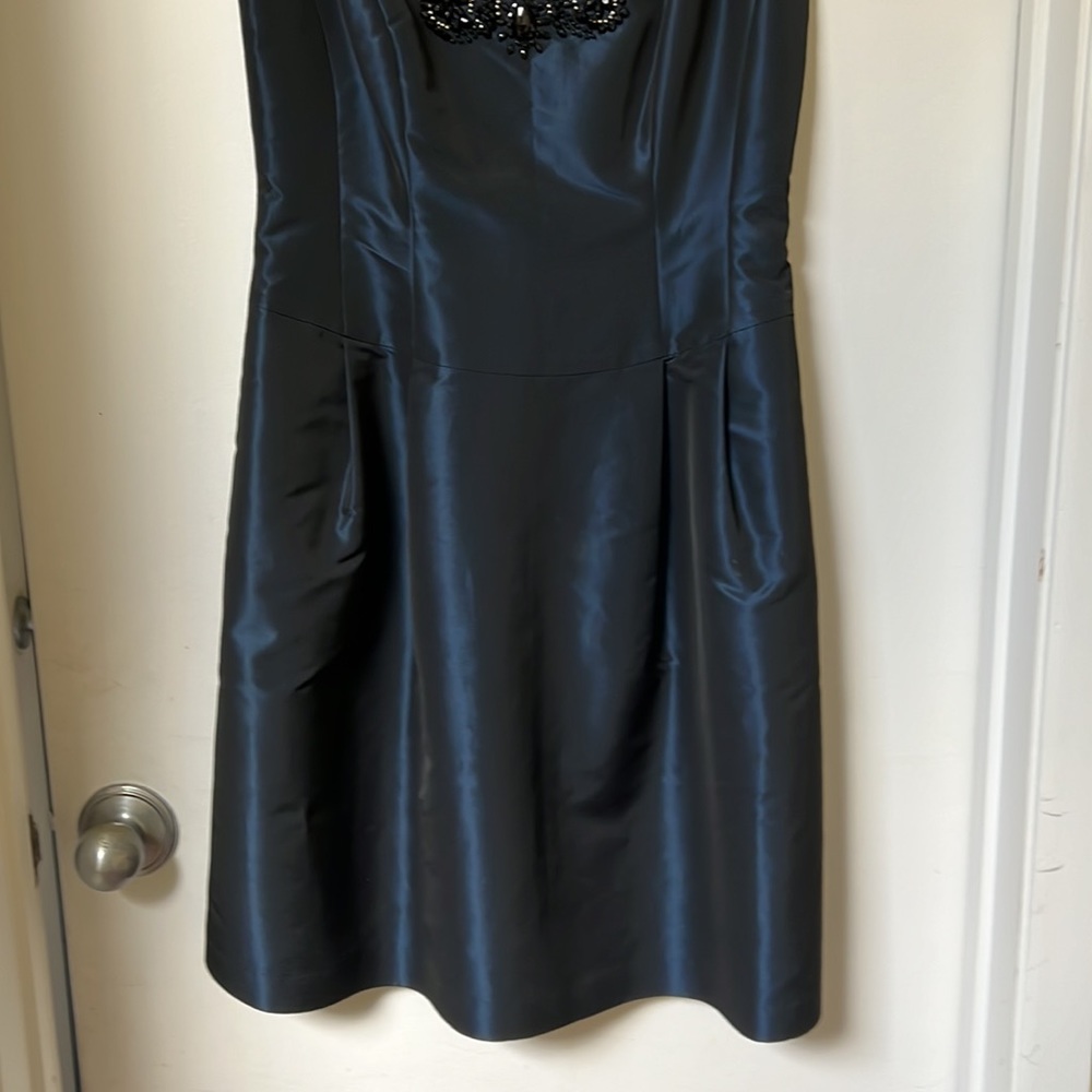 Ann Klein embroidered sequin dress - Picture 4 of 10